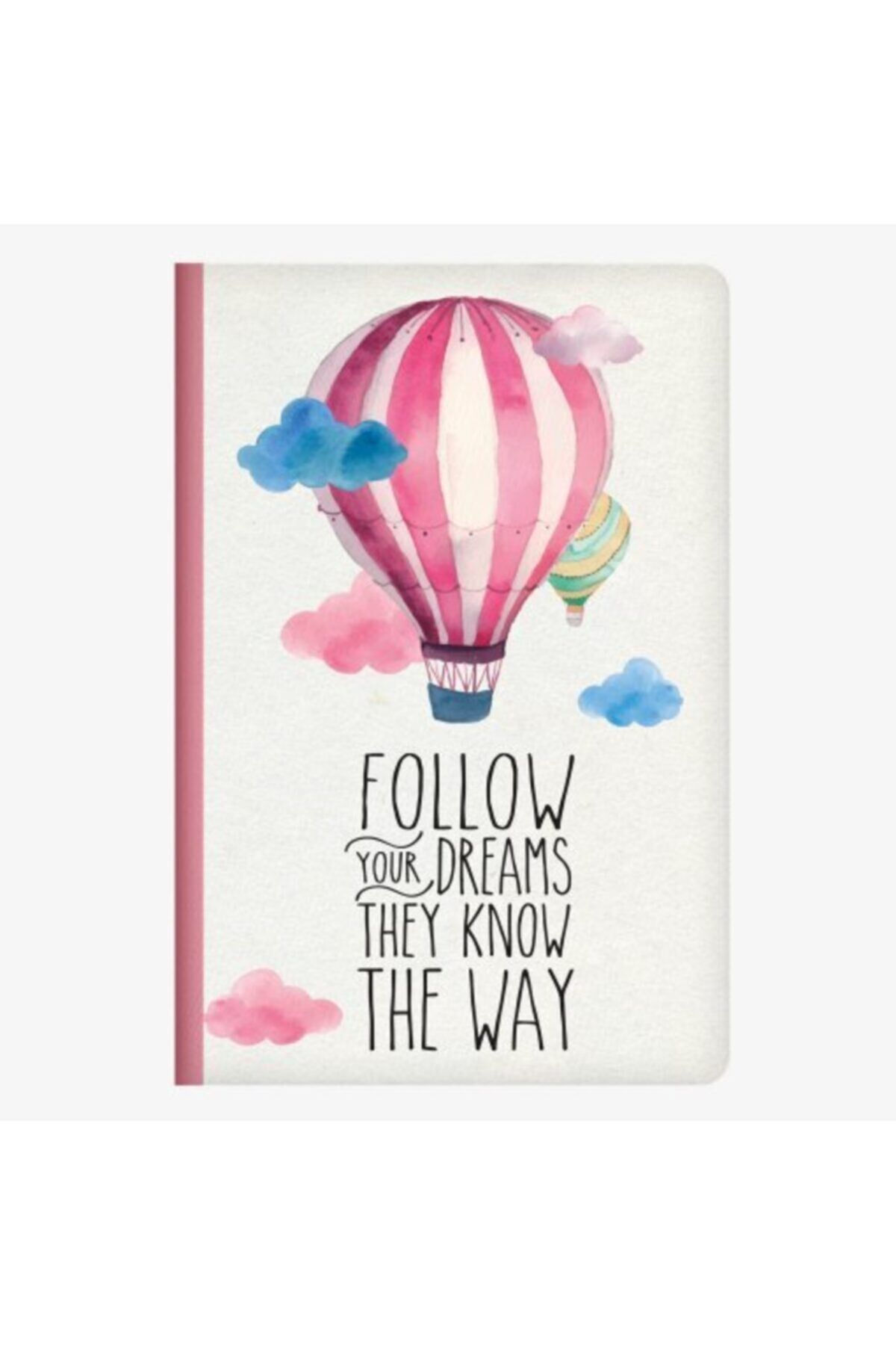 B5 Follow Dreams Desenli Defter Kareli