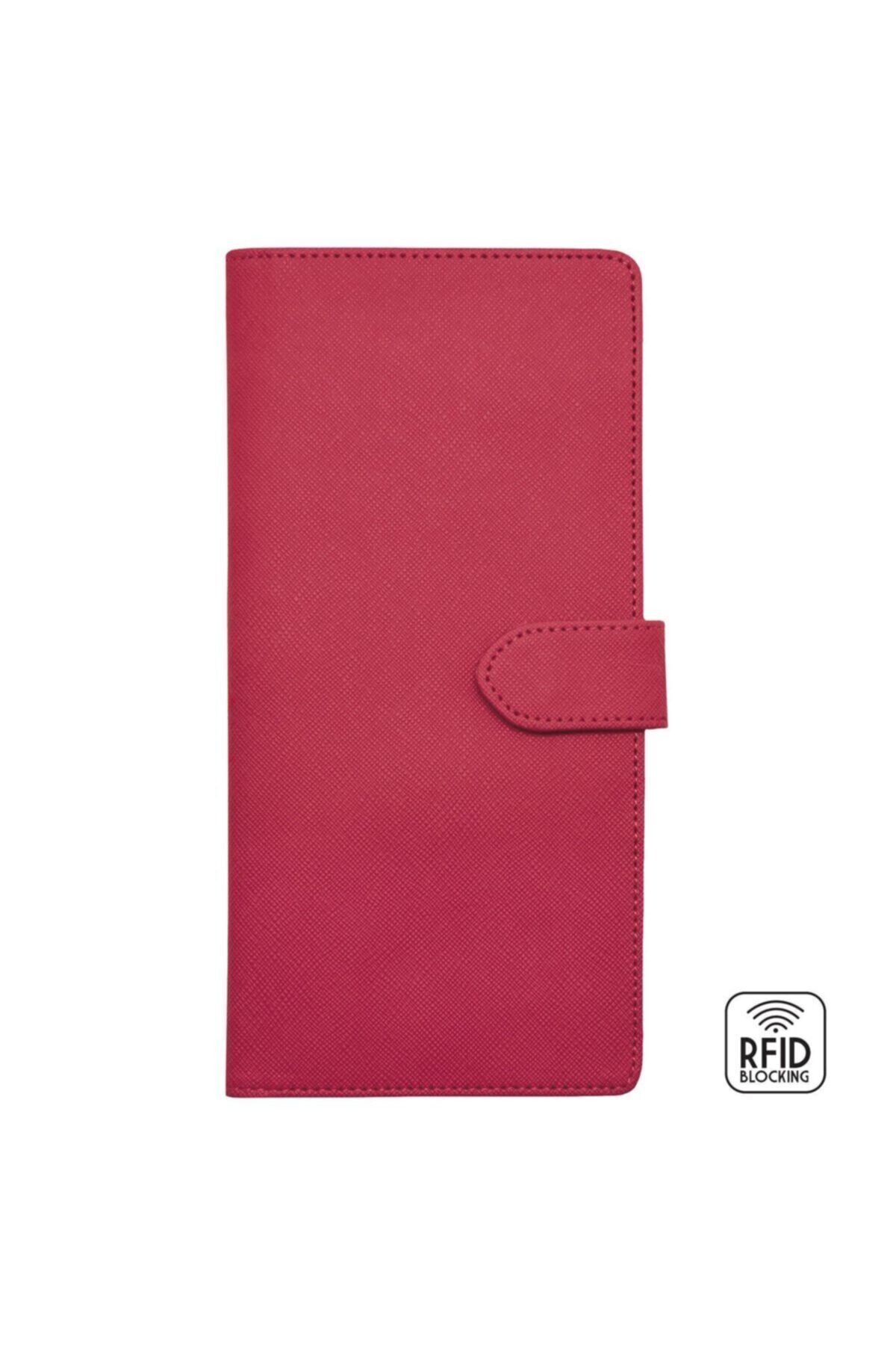 Seyahat Cüzdani Magenta - Rfid Koruma