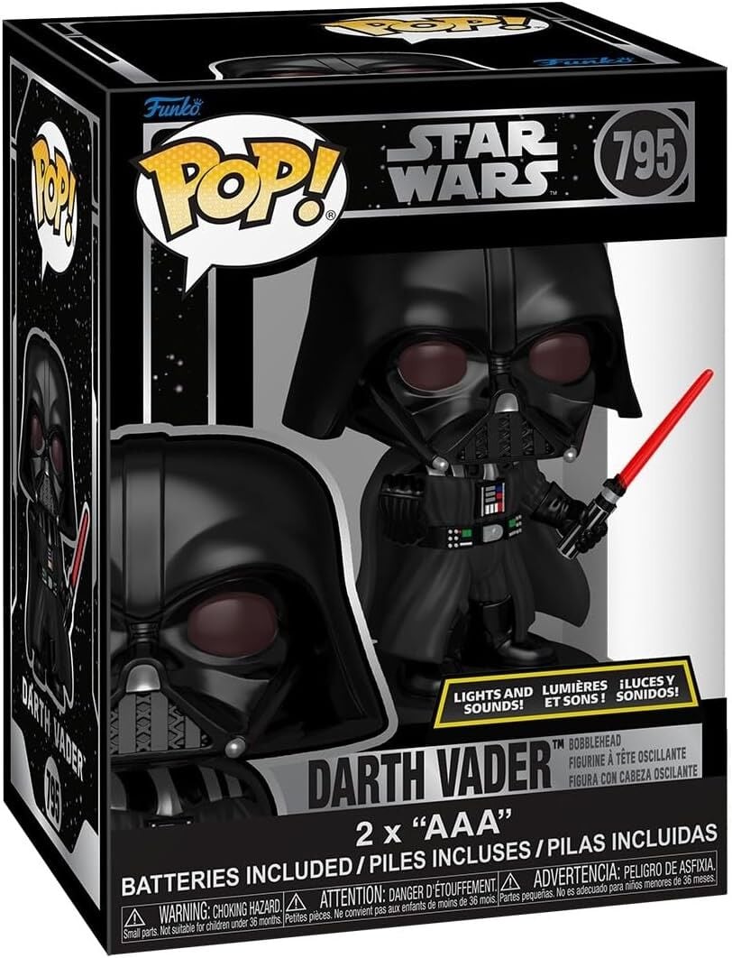 Funko POP Star Wars: Darth Vader Lights and Sounds with Lightsaber