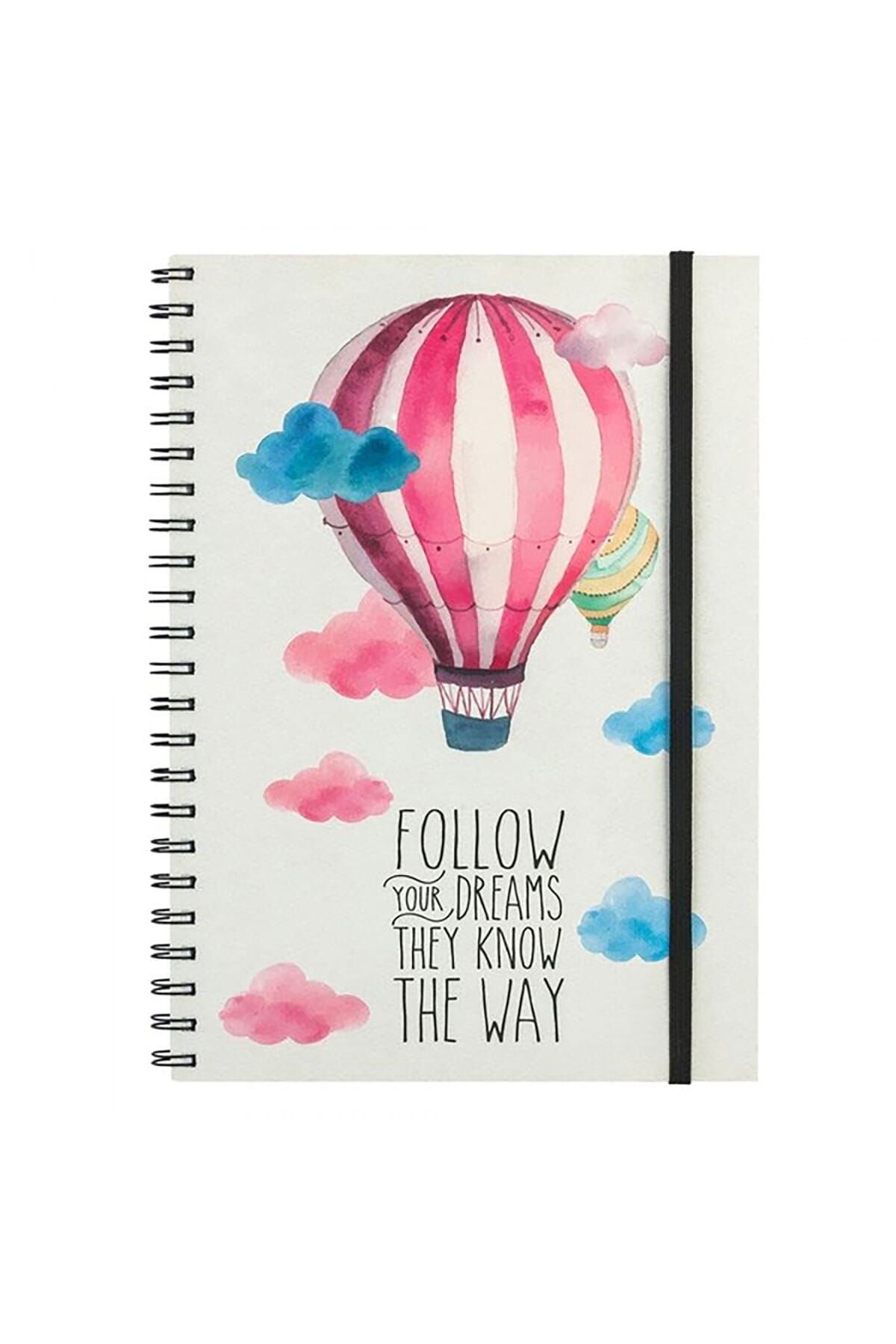 Okul Defteri A4 Spiralli Follow Dream