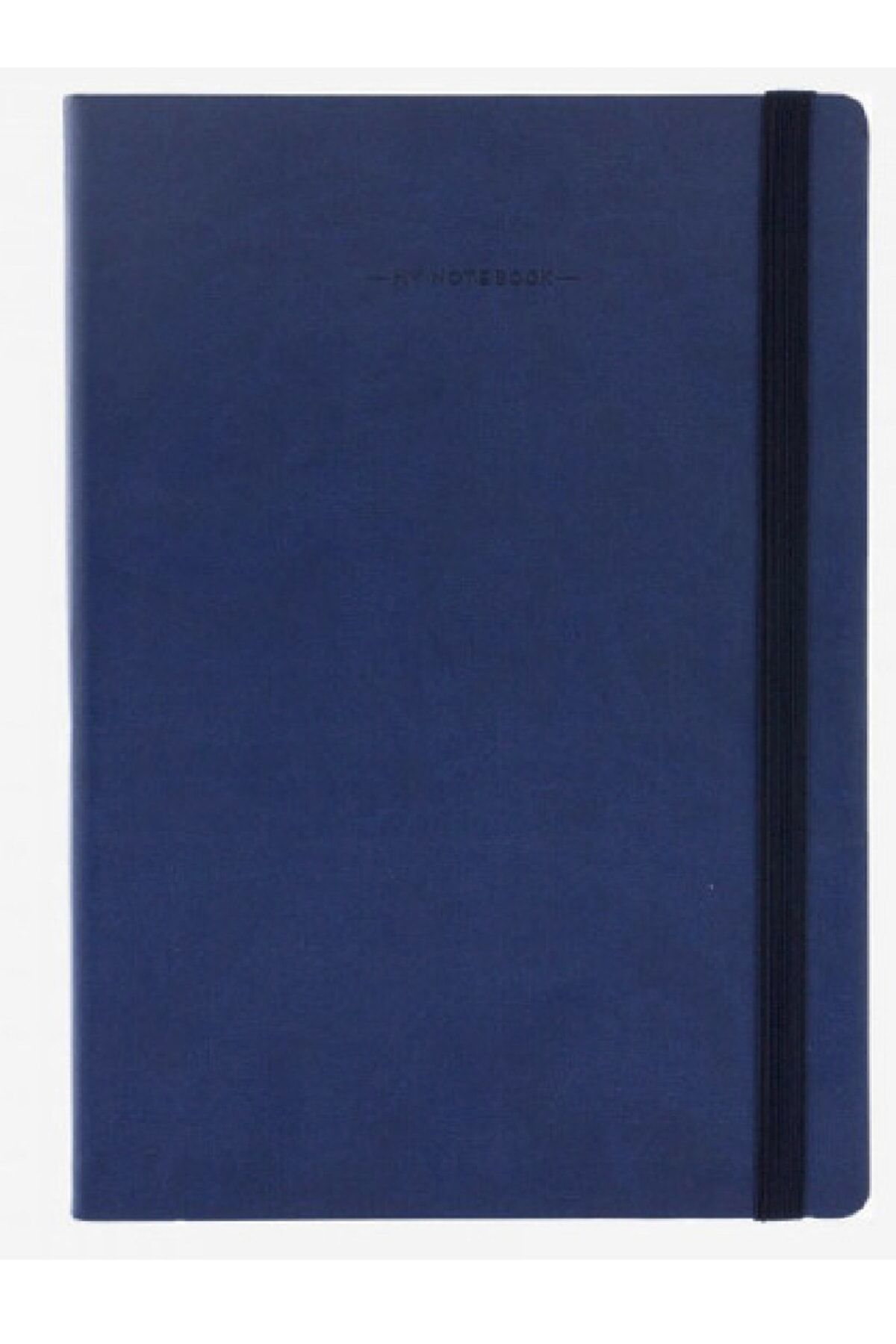 My Notebook Large Çizgisiz Mavi Defter