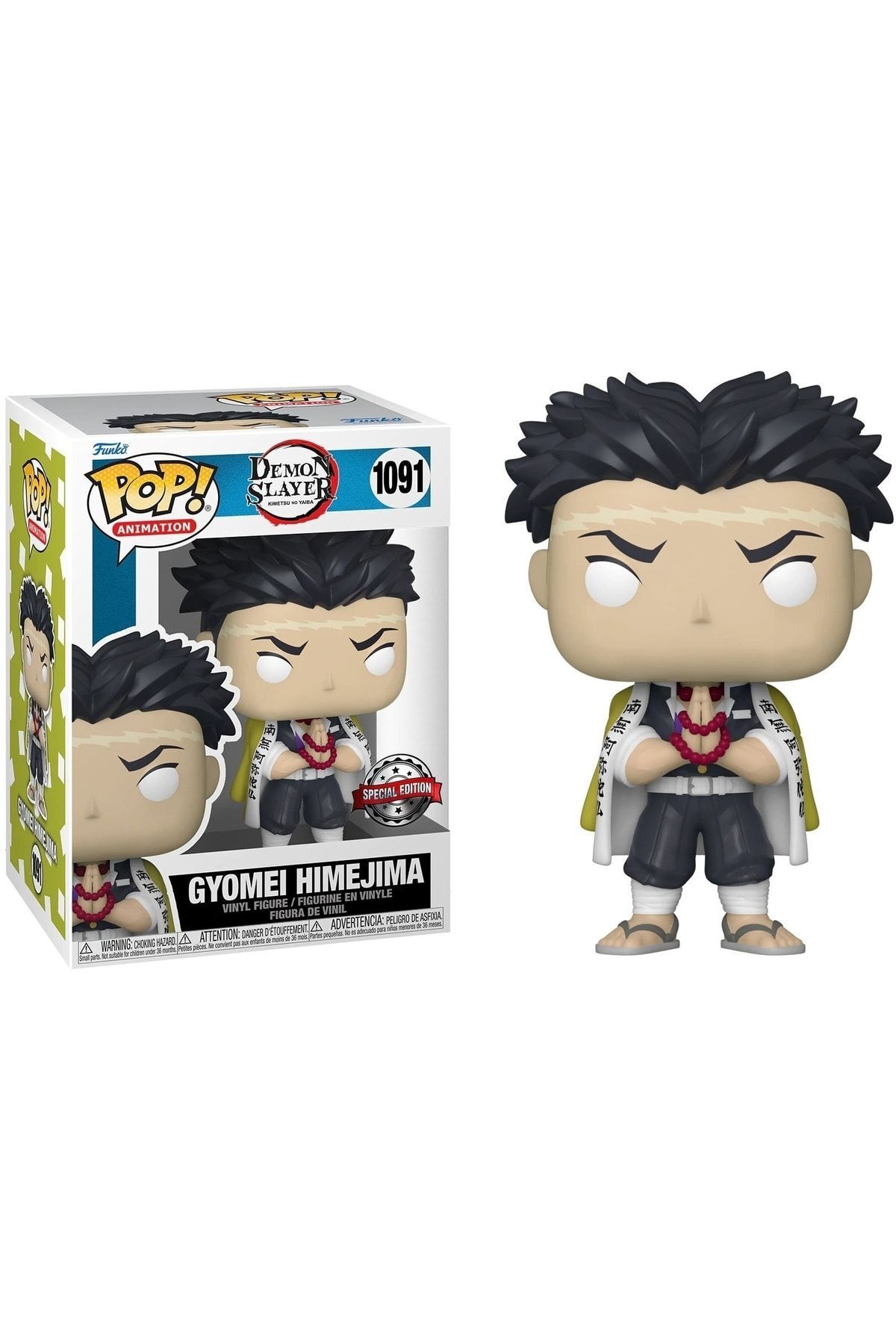Pop Demon Slayer Gyomei Himejima Exclusive Figür Limited Edition Iblis Keser