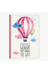 A6 Çizgili Defter Follow Dreams