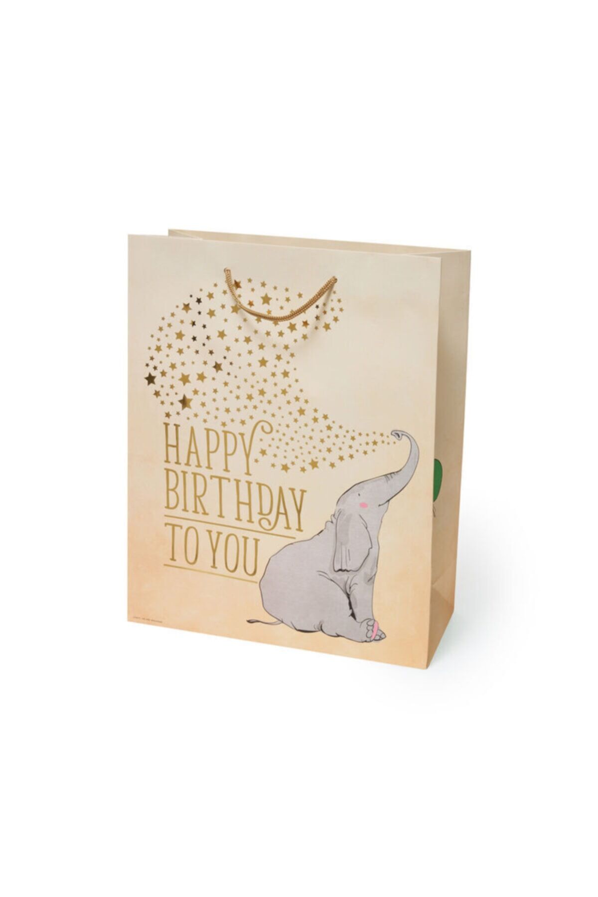 Büyük Boy Karton Poşet Elephant