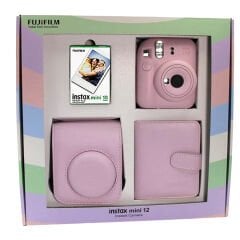 Instax Mini 12 Bundle Box Anlık Fotoğraf Makinesi Pembe