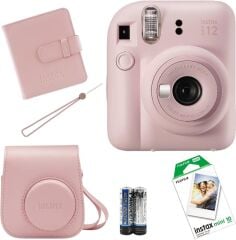 Instax Mini 12 Bundle Box Anlık Fotoğraf Makinesi Pembe
