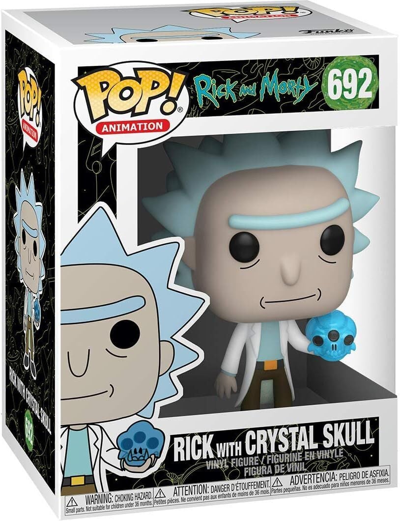 Funko Pop! Animation: Rick and Morty - Rick with Crystal Skull