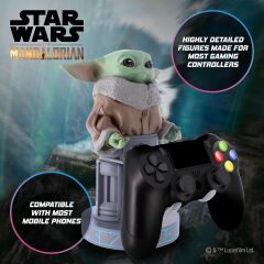 Cable Guys Star Wars The Mandalorian Grogu 'Seeing Stone Pose' Telefon Ve Joystick Tutucu Figür Standı