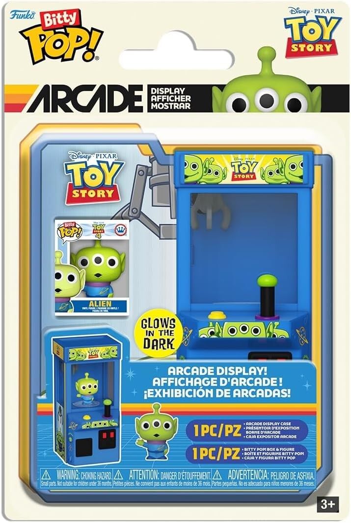 Funko Bitty Pop Arcade Toy Story - Alien (glows İn The Dark)
