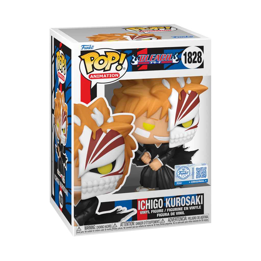 Funko Pop Animation Bleach - Ichigo With Half Mask (special Edition) No:1828