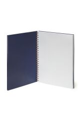 Spiralli A4 Defter Yıldız Desen Karton Kapak 3 Ü 1 Arada