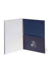 Spiralli A4 Defter Yıldız Desen Karton Kapak 3 Ü 1 Arada