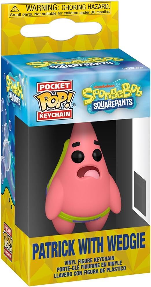 Funko Pocket Pop Spongebob Patrick W/wedgie Anahtarlık
