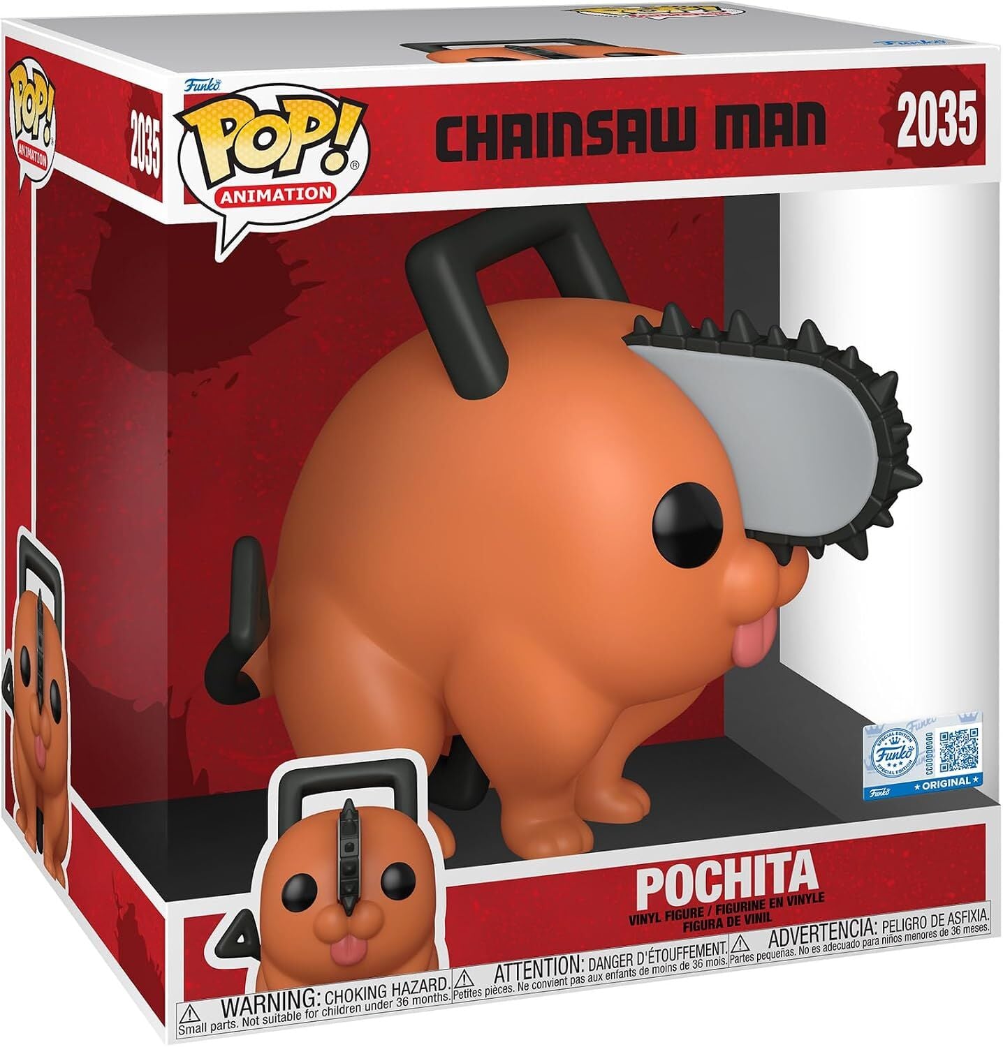 Funko Pop Jumbo Chainsaw Man Pochita (special Edition) 25cm
