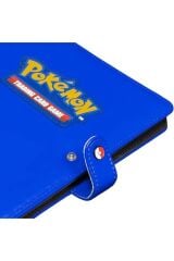 Premium Blue Pokemon Snap Binder 4 Cepli 160 Kart Kapasiteli