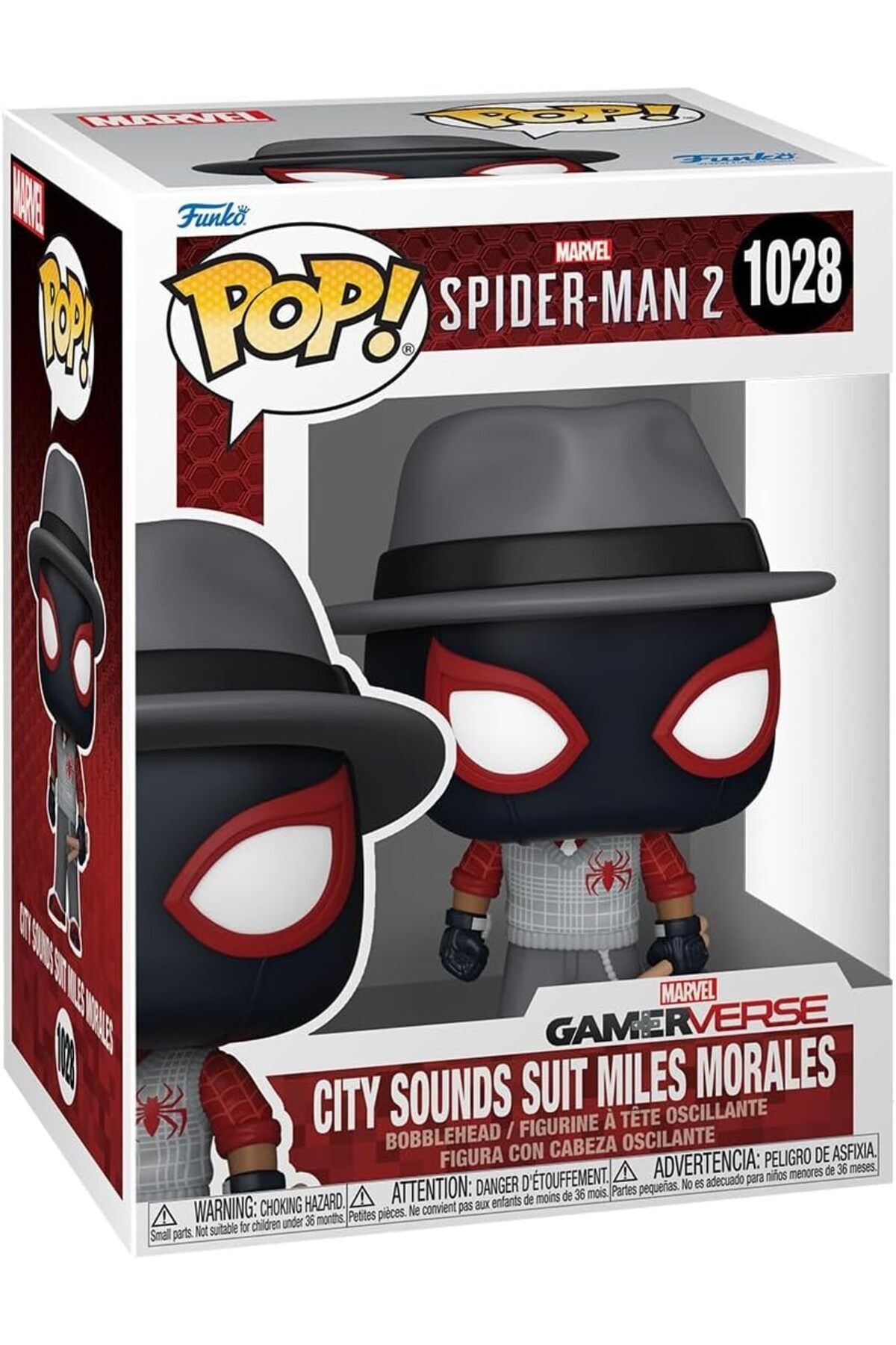 POP FIGURE MARVEL ÖRÜMCEK ADAM 2 CITY SOUNDS SUIT MILES MORALES