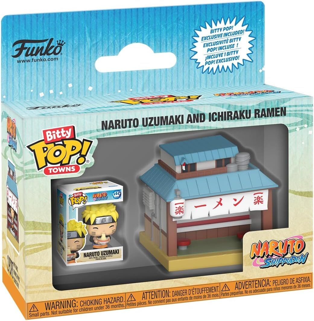 Funko Pop Bitty Town Naruto Uzumaki And Ichiraku