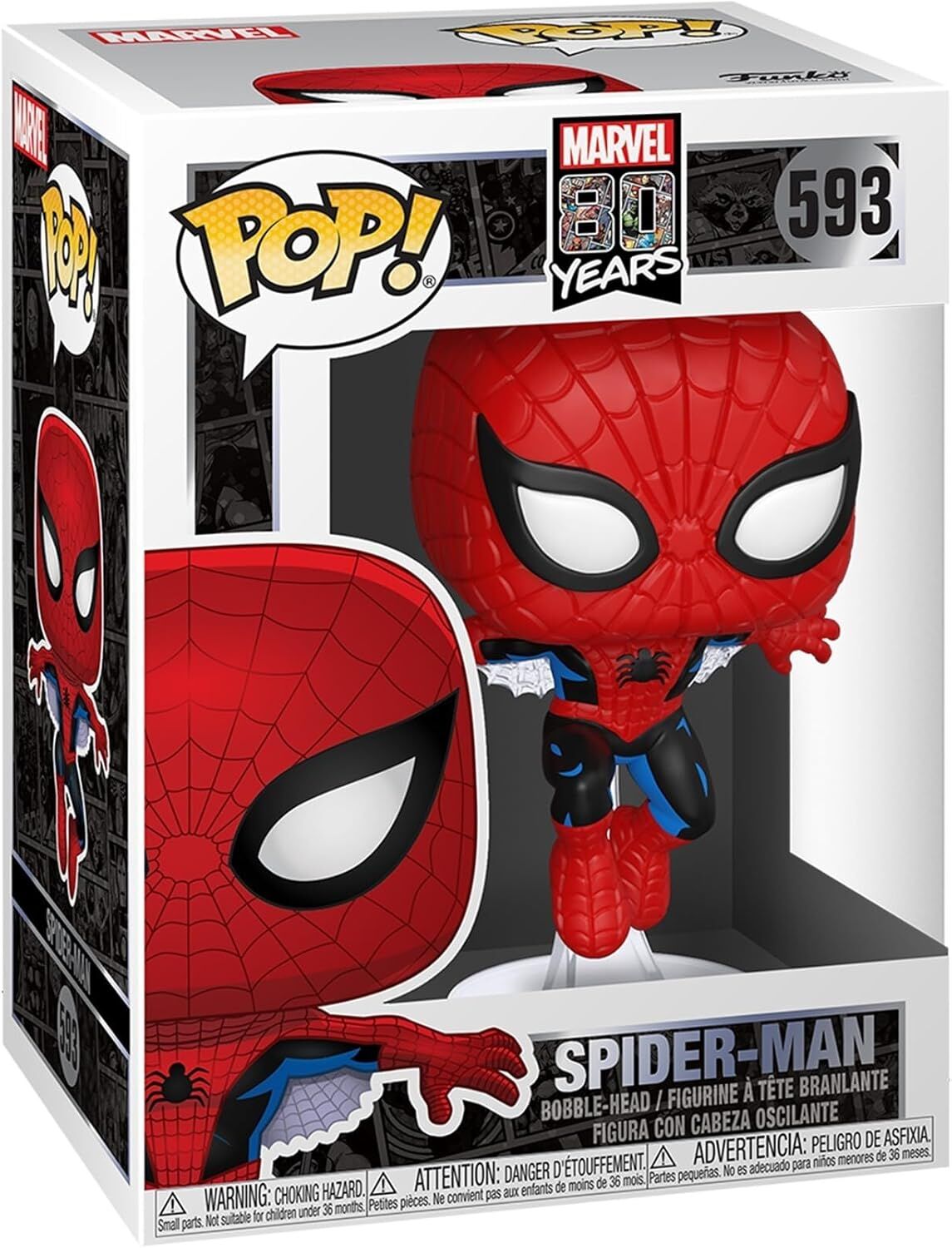 Funko Pop Marvel 80 Years Spider-Man First Appearance No:593