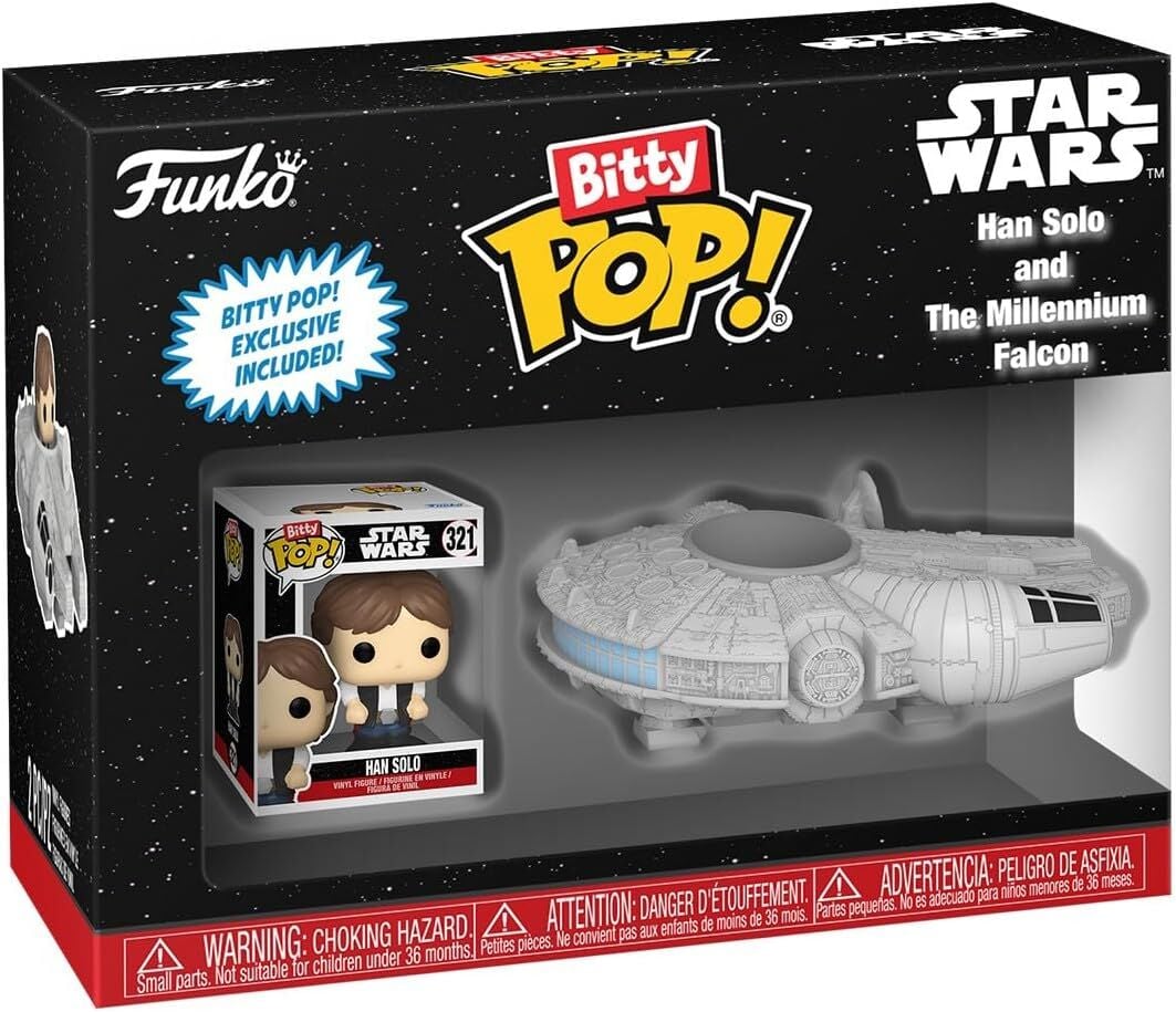 Funko Bitty Pop Ride Star Wars - Han Solo And The Millennium Falcon