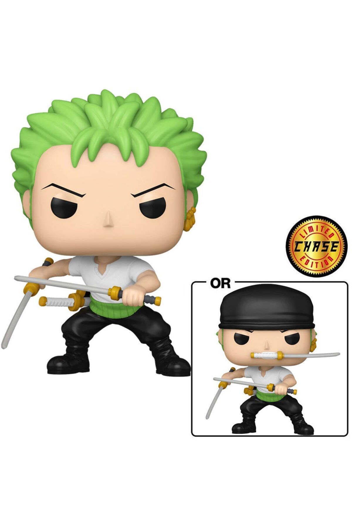 Pop! Animasyon: One Piece Zoro ve Chase (Yenileme) Vinil Figürler