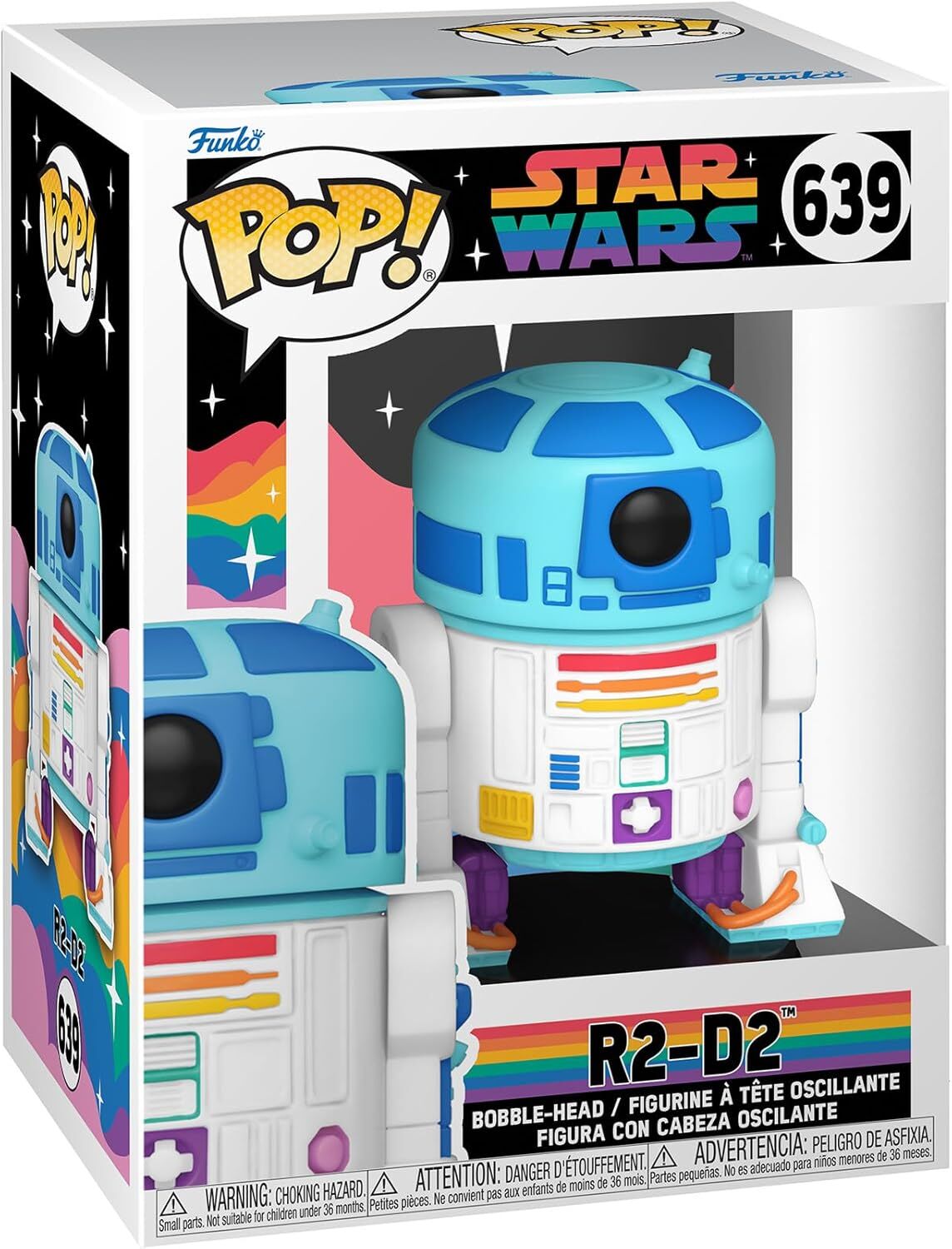Pop Disney Star Wars: 2023 - R2-d2 No:639 Bobble-head