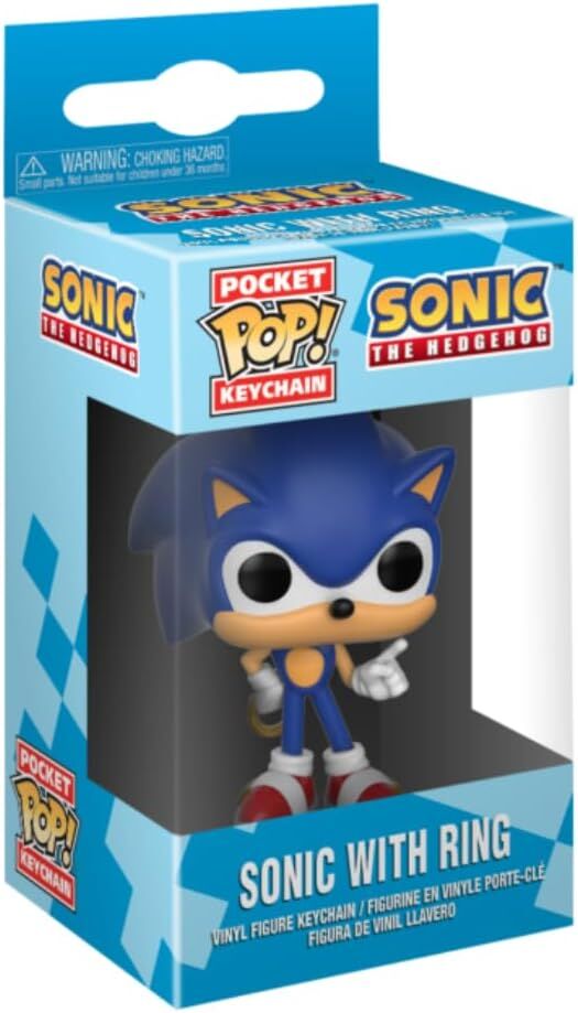 Funko Pocket Pop The Hedgehog - Sonic With Ring Anahtarlık