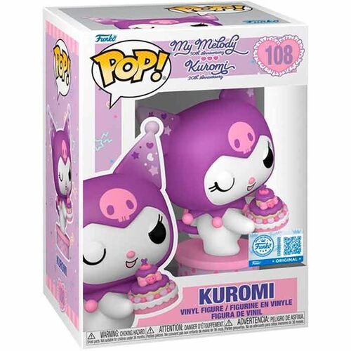 Funko POP Sanrio: Kuromi with Cake (20th Anniversary) Special Edition