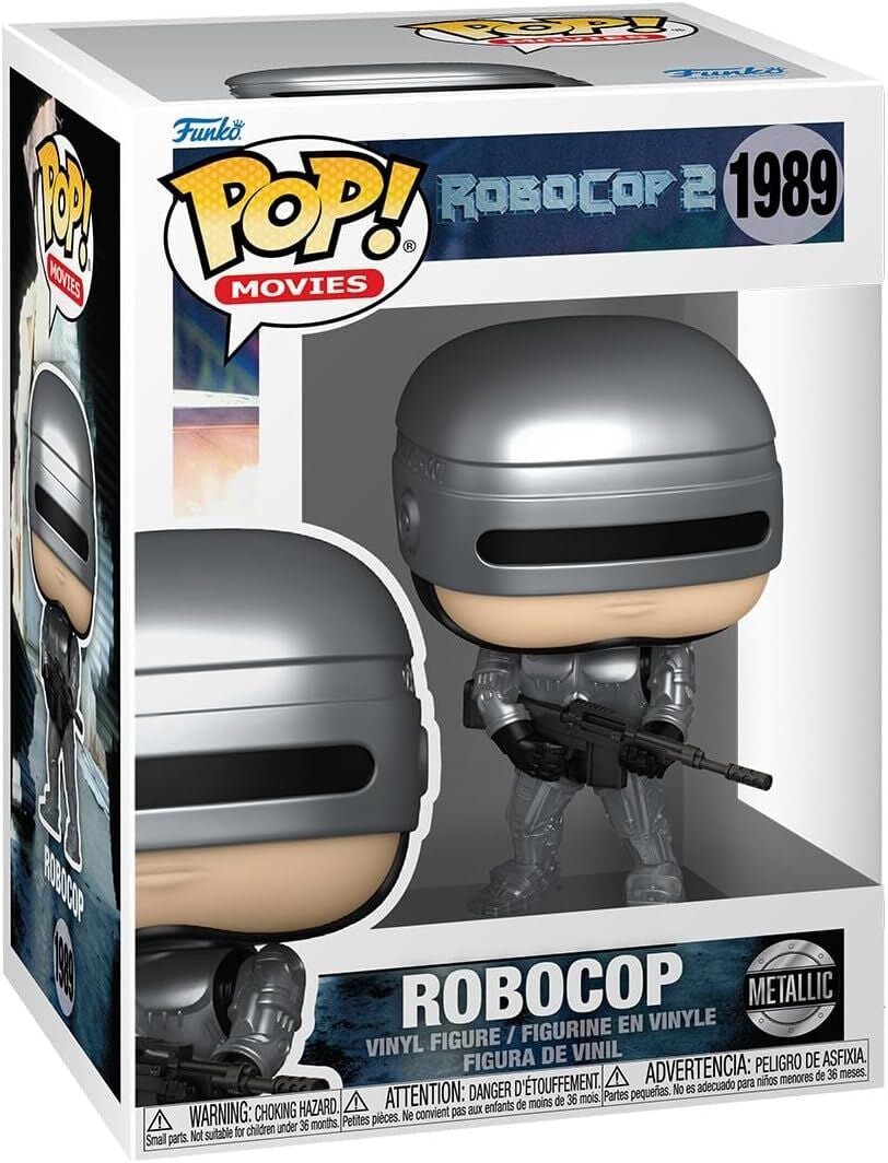 Funko Pop Movies Robocop (metallic) No:1989