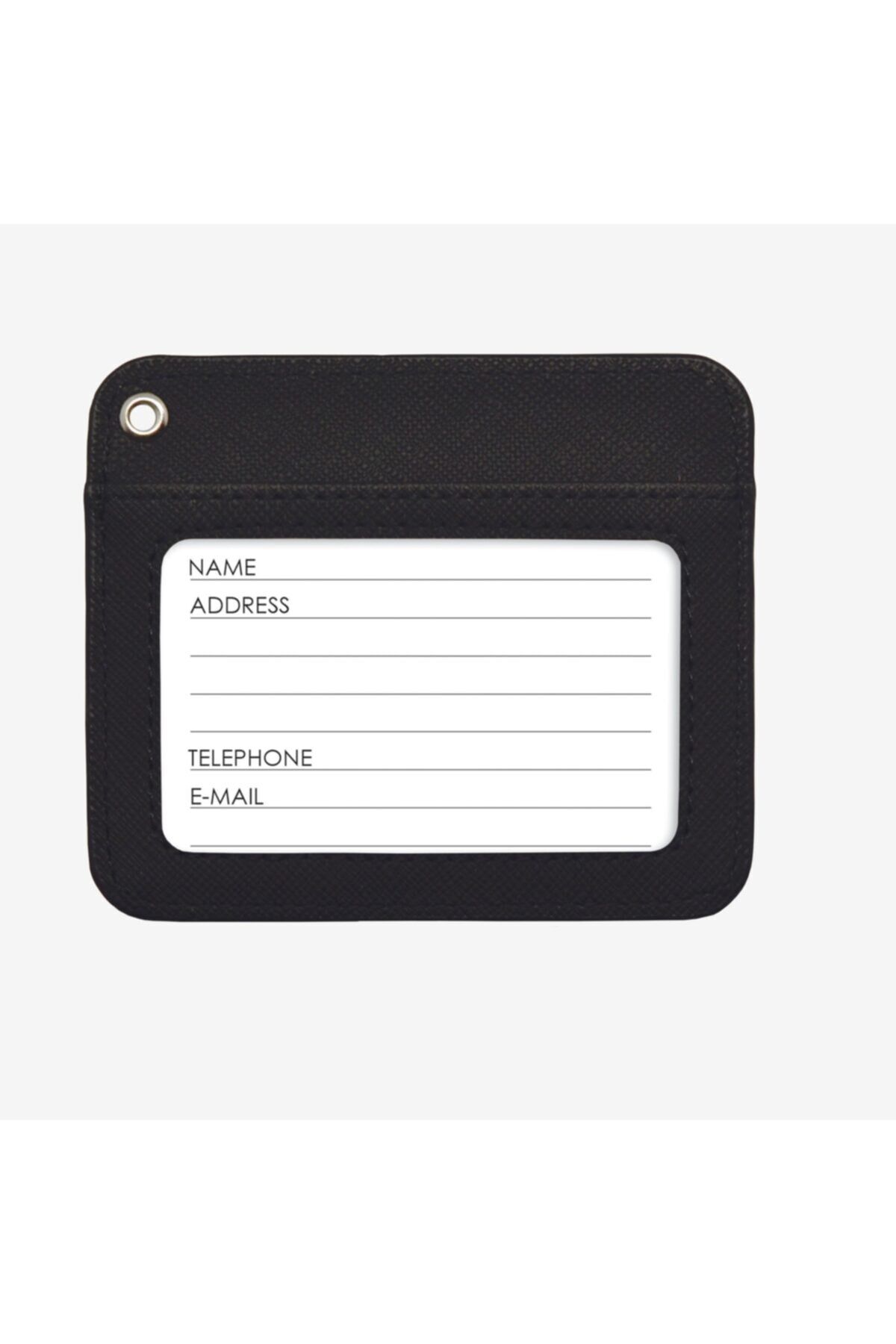 Boyundan Asilan Yaka Karti Siyah