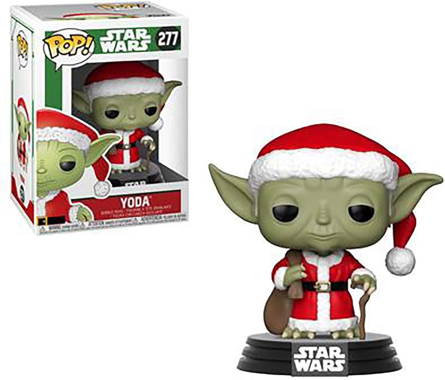 Pop Star Wars Holiday Santa Yoda Figürü