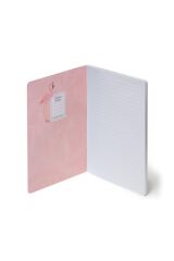 Okul Deferi A5 Cizgili Flamingo