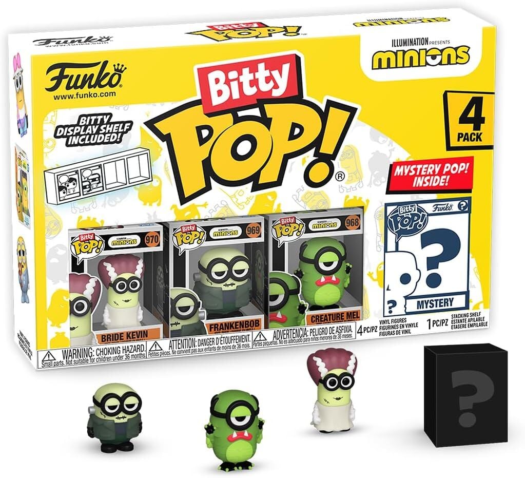 Funko Bitty Pop : Minions- Frankenbob 4PK Figür