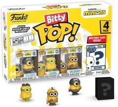 Funko Bitty Pop : Minions- Eye Matie 4PK Figür