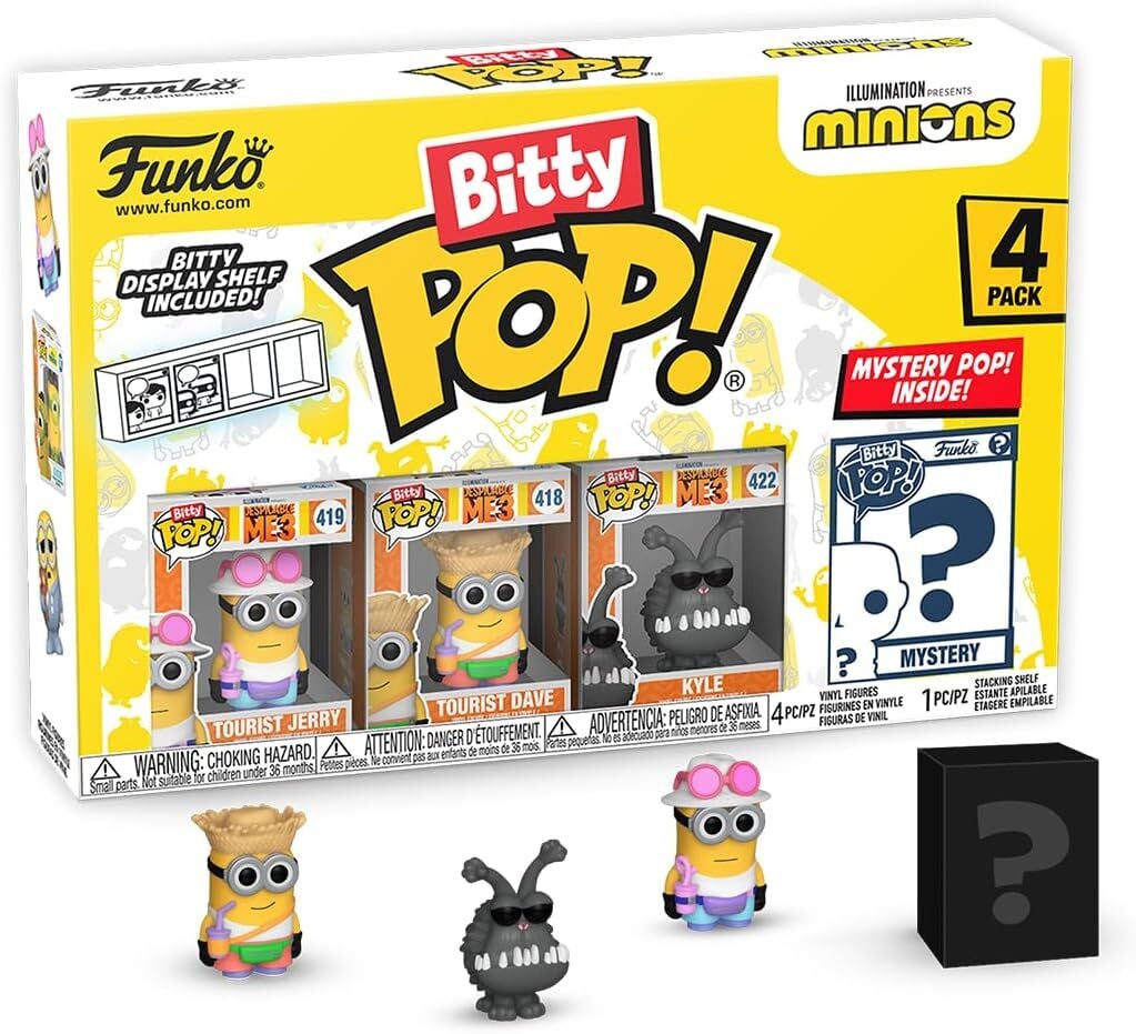 Funko Bitty Pop! Minions - Tourist Jerry 4PK