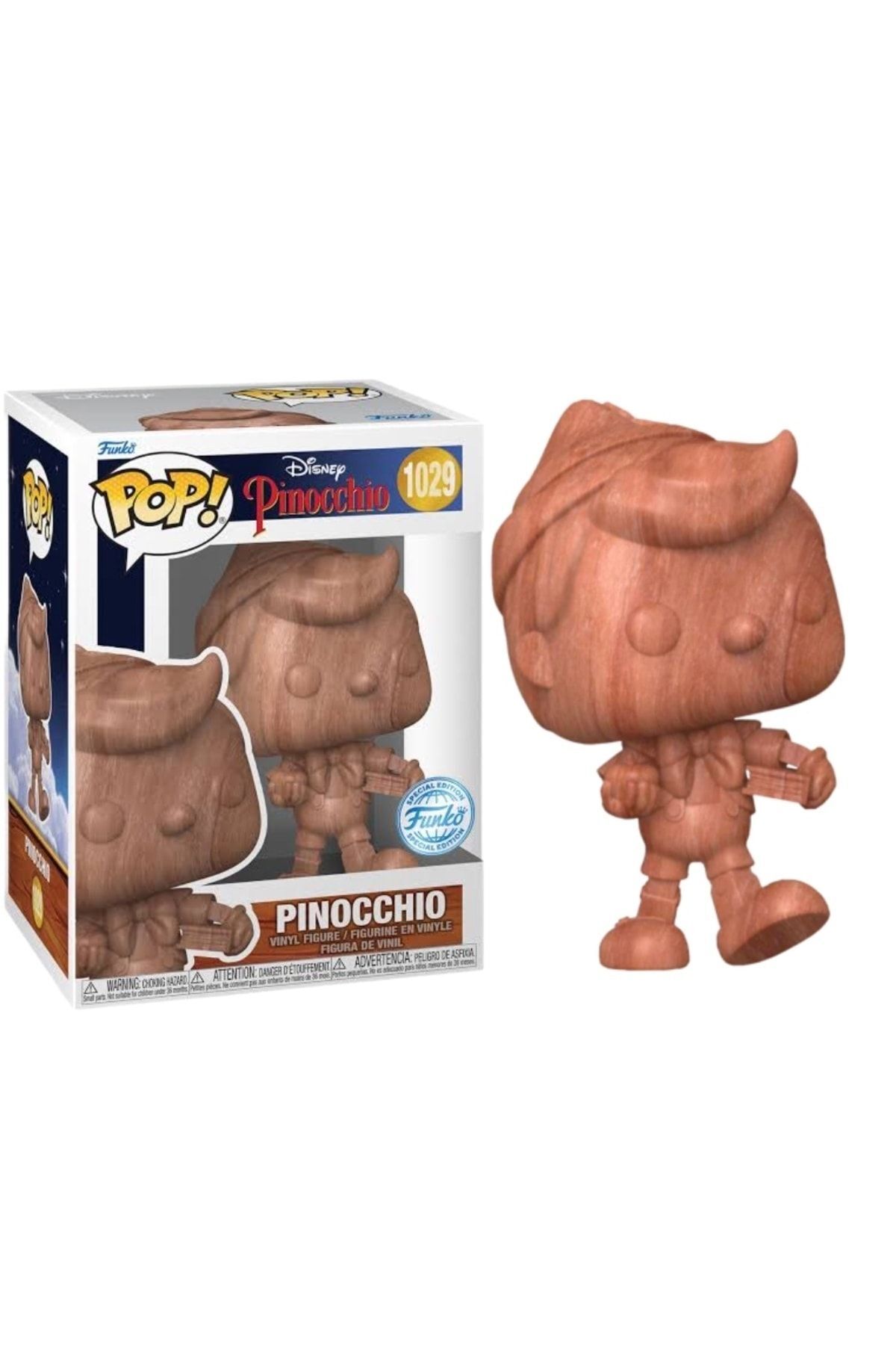 Pop! Disney: Pinocchio - Pinocchio (Wood) (Special Edition) #1029 Vinyl Figure Figür