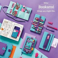 Bookaroo Books & Stuff Pouch - Turkuaz (Kitap ve Eşya Çantası)