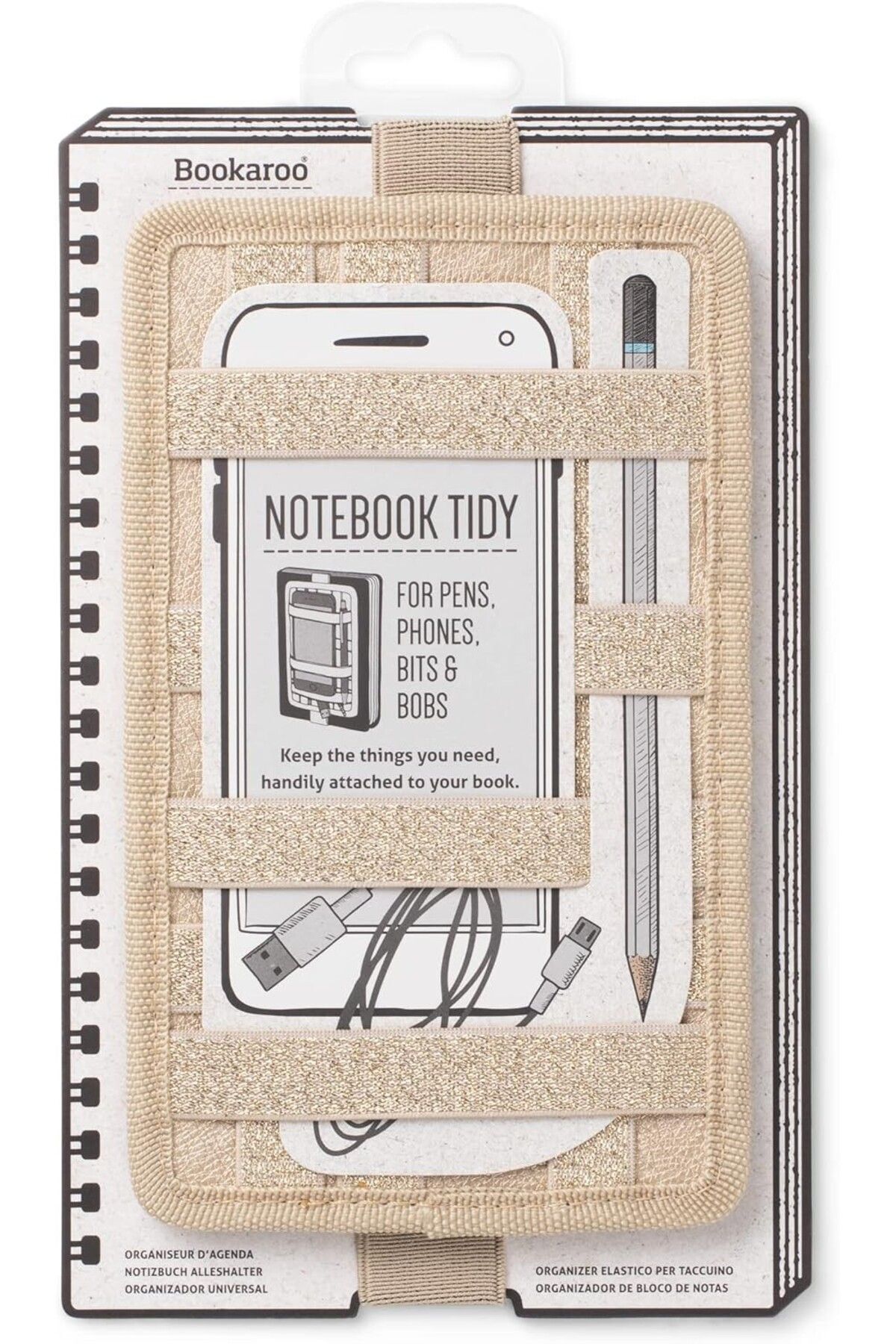 If Pen Pouch Defter Üzeri Düzenleyici Organizer Gold