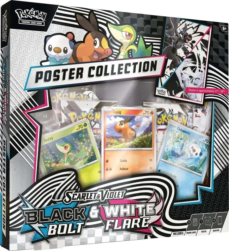 Pokemon TCG - Scarlet & Violet 10.5: Black Bolt & White Flare Poster Collection