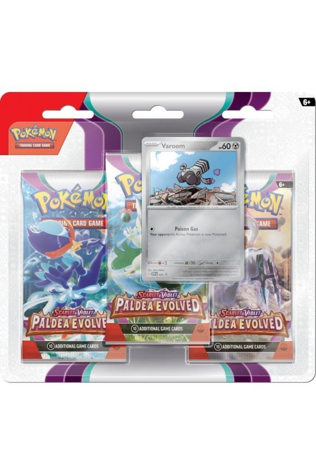 Pokemon SV2 Paldea Evolved - 3-Booster Blister