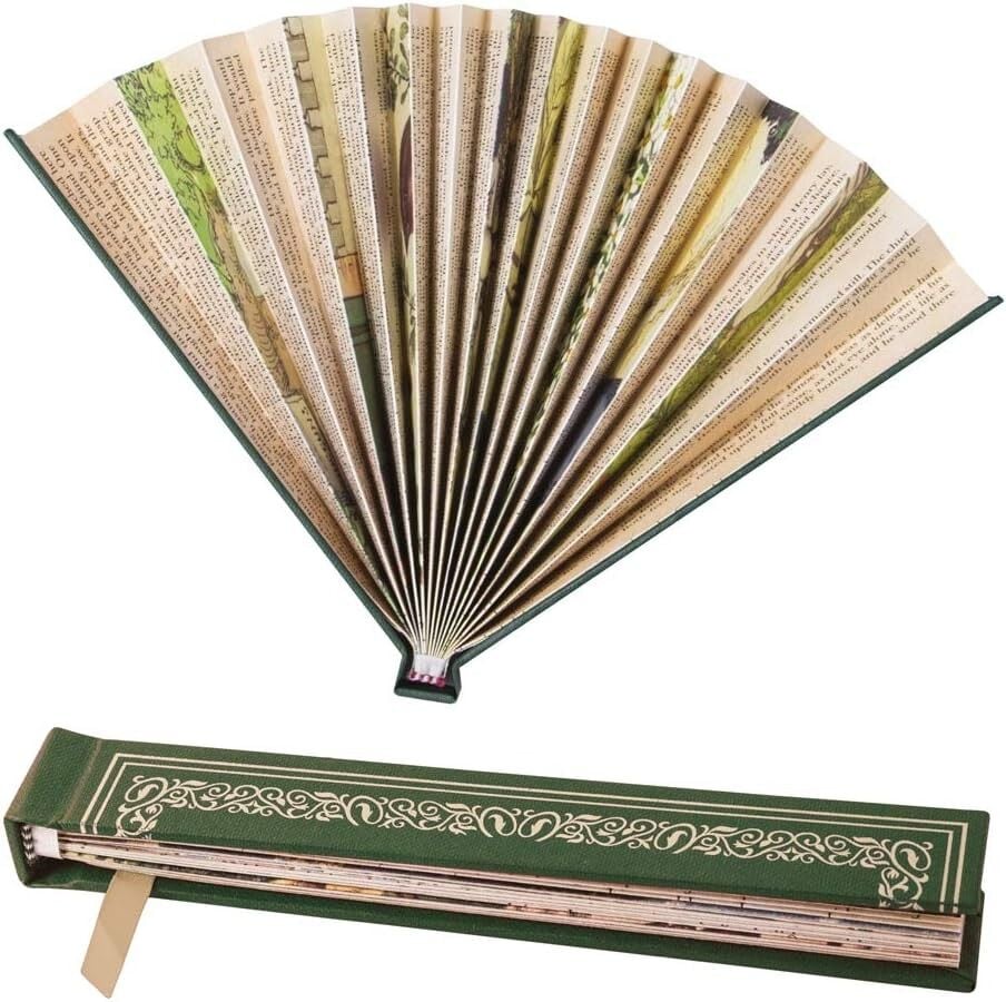 Yelpaze-Kitap Hayranı Botanik Yeşil
