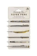 If Paper Pens Yassı Kalem Kitap Ayracı (6 Adet)
