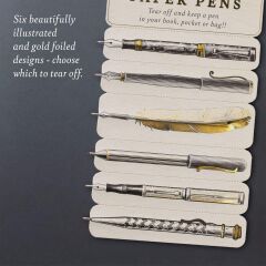 If Paper Pens Yassı Kalem Kitap Ayracı (6 Adet)