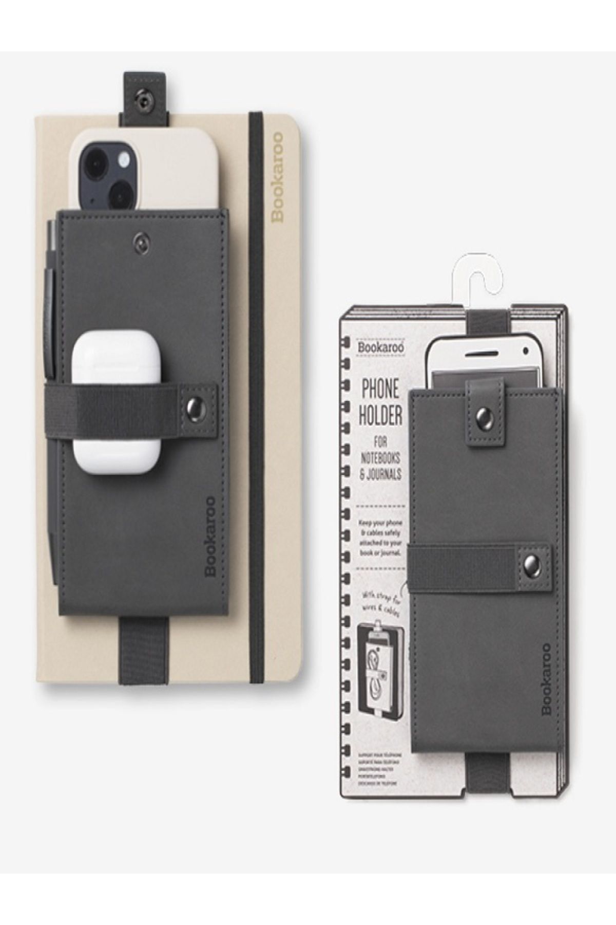 Bookaroo Phone Holder - Kömür Gri