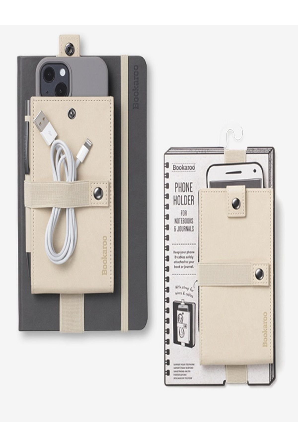Bookaroo Phone Holder - Cream