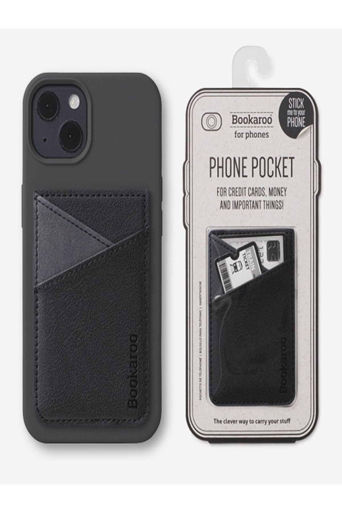 Bookaroo Phone Pocket - Black