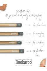 IF Bookaroo  Graphite Kurşun Kalem Seti Gold