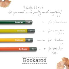 IF Bookaroo  Graphite Kurşun Kalem Seti Renkliler