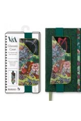Bookaroo Glasses Case -Yeşil Çiçek Desenli