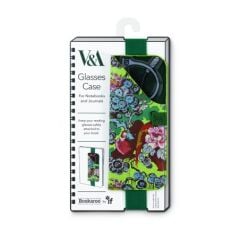 Bookaroo Glasses Case -Yeşil Çiçek Desenli