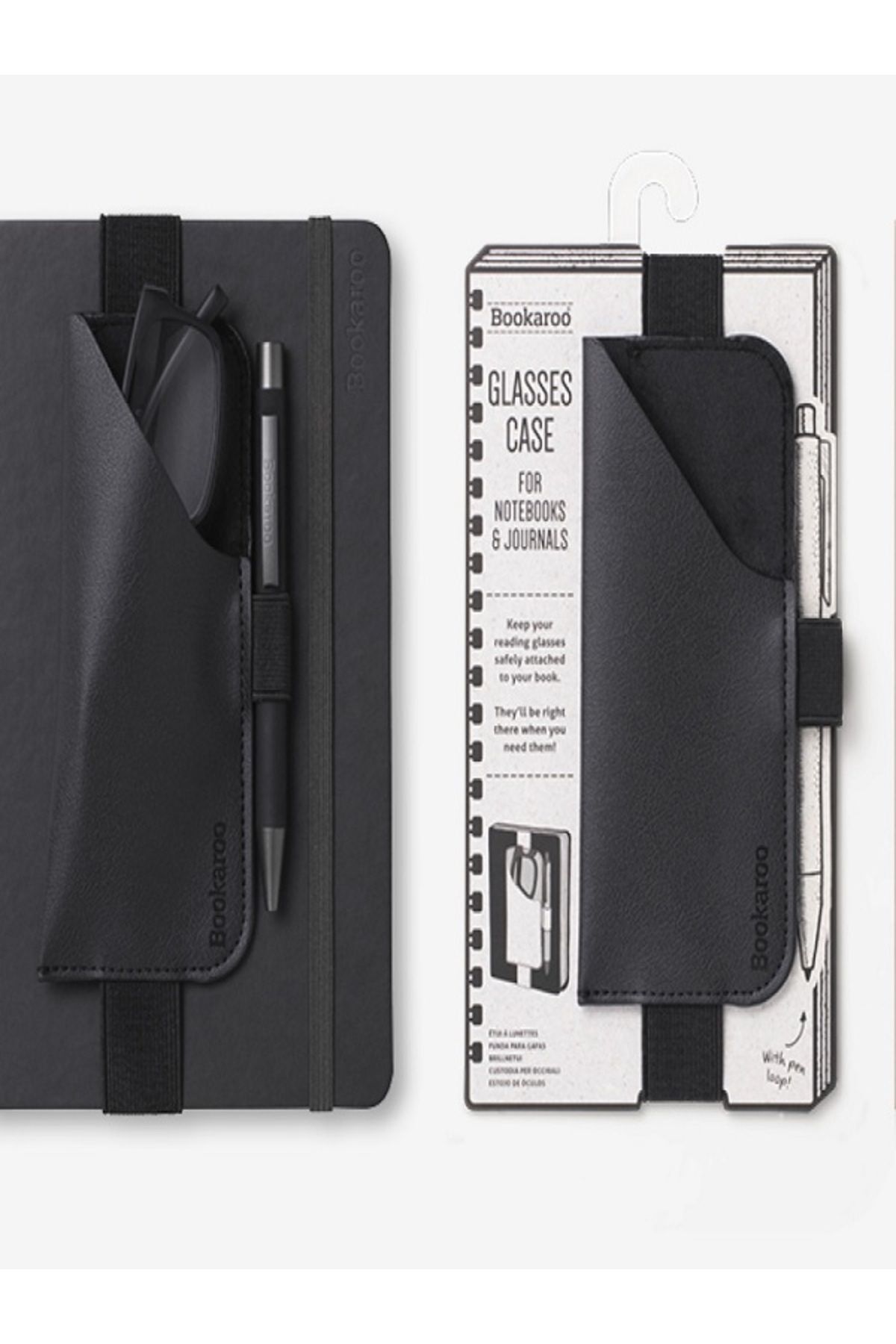 Bookaroo Glasses Case (lastikli Gözlük Kılıfı )- Black